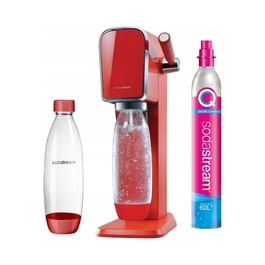 Сифонізатор для води SodaStream Art, червоний, 1 пляшка у комплекті