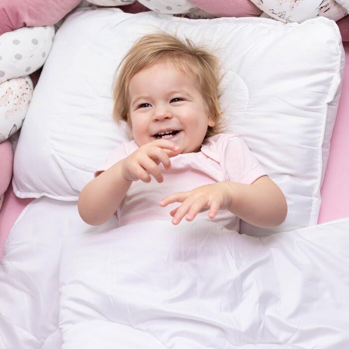 Ковдра постільна Amazinggirl 135x200 см – тепла, дихаюча, для алергіків, сертифікат Oeko-Tex, комплект (135x100 + 60x40 см)