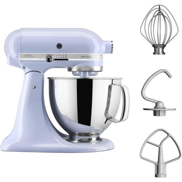 Планетарний міксер KitchenAid Artisan 4,7л, колір лавандовий