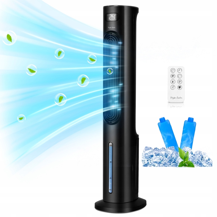 Колонний вентилятор Taylor Swoden B30101I3F, чорний