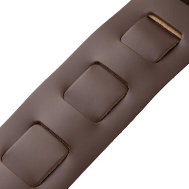 Гітарний ремінь Levy's Leathers Amped Series з натуральної шкіри (Колір: Коричневий / Кремовий)