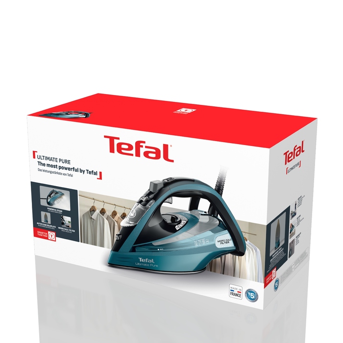 Парова праска Tefal Ultimate Pure FV9851, 3200 Вт, з системою anti-drip