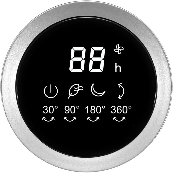 Турбо-вентилятор Trotec TVE 100: 26 Вт, 32 швидкості, дифузор для ефірних олій, таймер, пульт ДУ