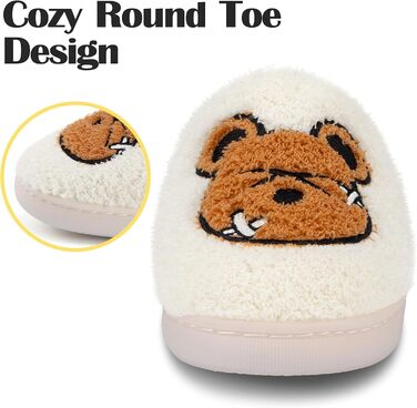 Тапочки зимові Mishansha для жінок та чоловіків, теплі плюшеві, з піною пам'яті, розмір 36-47, жовті та білі