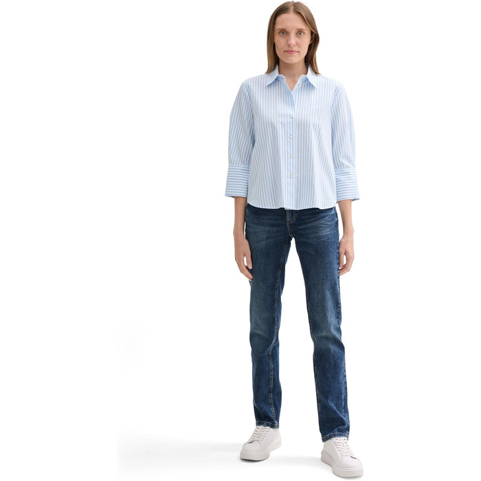 Джинси жіночі TOM TAILOR Alexa Straight 30W/30L, Mid Stone Wash - Оригінальний денім