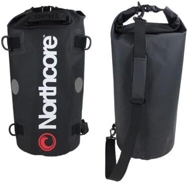 Водонепроникна сумка Northcore Black Dry Bag 10/20/30/40 л – для спорту, туризму та водних видів