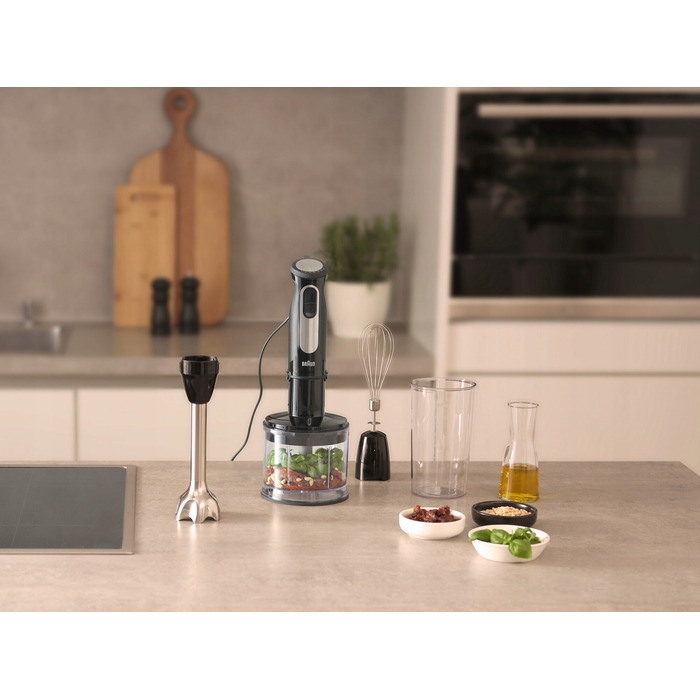 Погружний блендер Braun MQ55236M 1000 Вт, чорний