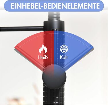 Сучасна кухонна змішувач AIMADI з висувною лійкою, поворотним гусаком на 360°, чорний/рожеве золото, для кухні та мийки