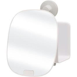 Joseph Joseph EasyStore Compact Shower Shelf with Adjustable Mirror – White