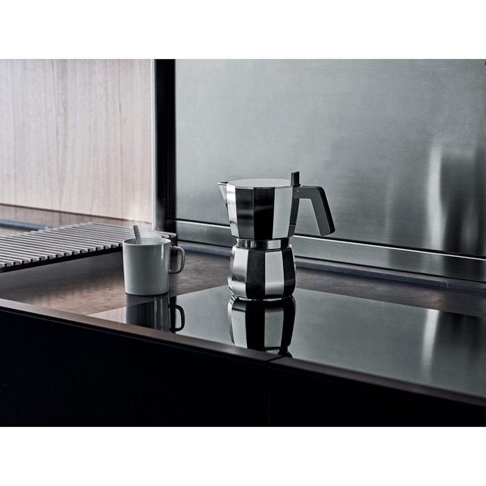 Alessi DC06/9 FM Espresso Maker, Stainless Steel, 12 cm 12 cm American