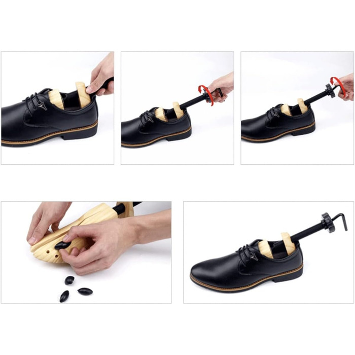 2-Way Shoe Stretchers for Men and Women, Large Size 43-42, Wide, a Pair – Men's Shoes-Dehner 38, 46, 46, 46, 47, 47, 47 – XL Shoe Stretchers for Men – Women's Shoe Widener