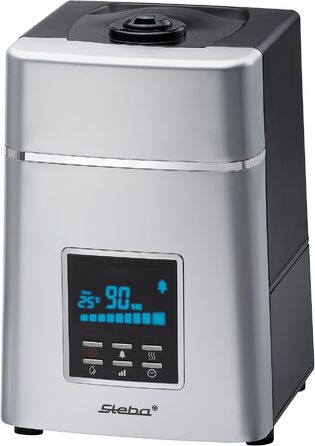 Зволожувач повітря Steba LB 5 з ультразвуковим зволоженням, 6 л бак, таймер 12 год, 3 швидкості