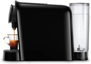 Philips Coffee Capsule Machine LM8012/60 - Double Shot, double enjoyment, 1 or 2 cups, Ristretto, Espresso, Lungo or Grand Café Long, double capsule, genuine espresso quality, piano black