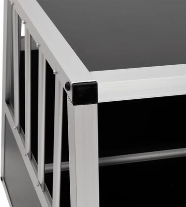 Транспортна переноска для собак VidaXL з подвійними дверцятами, 94x88x69 см, переноска для подорожей, клітка для собак