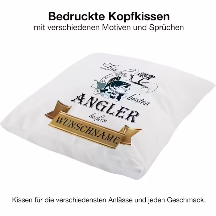 Fluffy Pillow - The best anglers' wish name decorative pillow, sofa pillow, printed pillow, cotton pillow