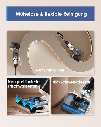 Бездротовий пилосос Tineco S5 Combo: ідеальний для шерсті тварин та липких забруднень, з інтелектом та LED-дисплеєм