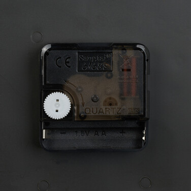 Relaxdays Double-Sided Train Station Clock in White