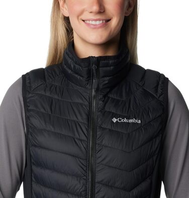 Степлед жилет Columbia Powder Pass для жінок, XS, чорний