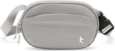 tomtoc жіноча поясна сумка-слінг з RFID захистом, 1.5 л, для подорожей, повсякденного використання, фестивалів, спорту, туризму, зелена (сіра)