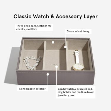 Набір скриньок для прикрас Stackers Mink Classic Medium (2 шт.)