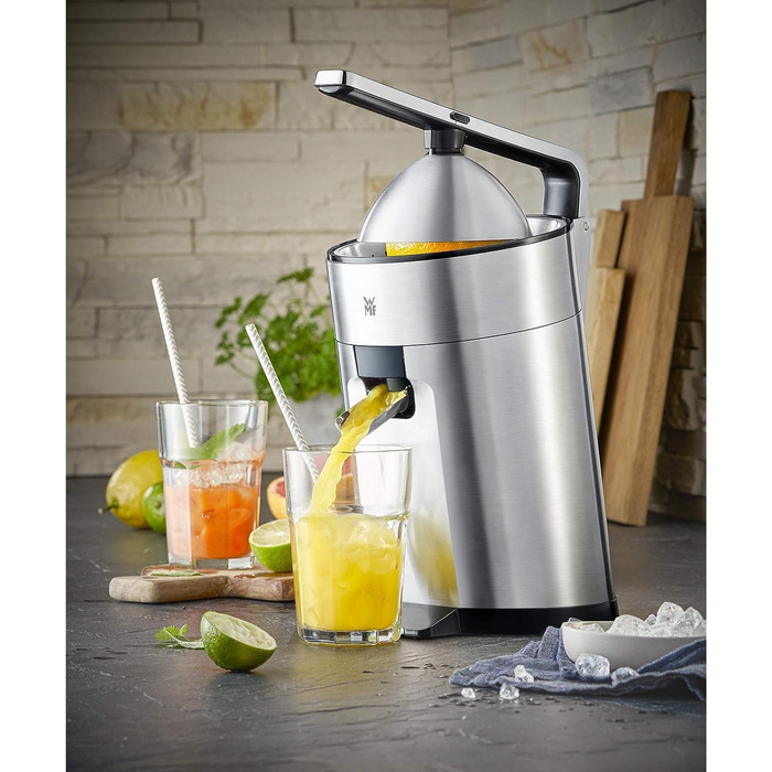 Електричний соковичавник WMF Kult X: нержавіюча сталь, 500W, 1.2л, 2 швидкості, для фруктів та овочів