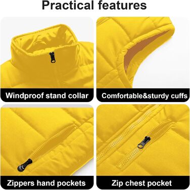 Чоловіча жилетка Chrisuno з пуховим наповнювачем, стеганий верх, для активного відпочинку та катання на лижах, армійного кольору (зелений)