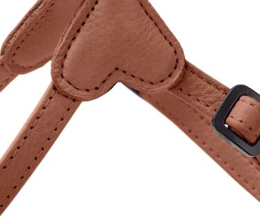 Нашийник для собак HUNTER SOHO MINI, колір: коричневий (cognac), шкіра, для маленьких собак та цуценят, Made in Germany, розмір XS