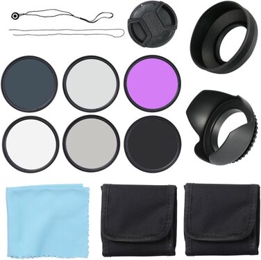 Набір фільтрів для камери Docooler: UV, CPL, FLD, ND 58mm – аксесуари для фотографії