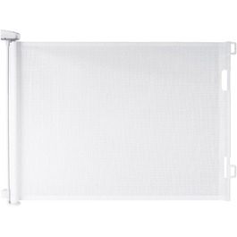 Захисне ворота для дитячих воріт, розтягуване 0-140 см, захист для дитини та домашніх тварин. Підходить для сходів, дверей, тераси (білий)