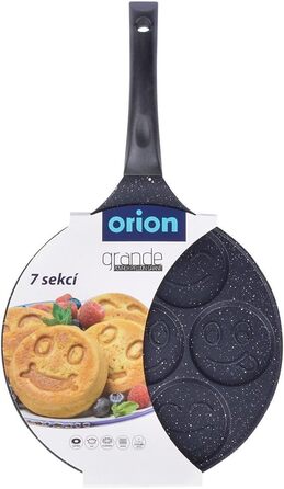 ORION Frying Pan Ø 27 cm | 7-Egg Frying Pan | Crepe Pan for Gas | for Induction, with non-stick coating