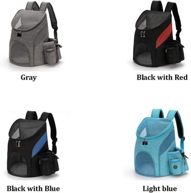 Чемодан для собак FUNAT, переноска для тварин, рюкзак для собак до 3 кг, для подорожей/походів/кемпінгу, блакитний