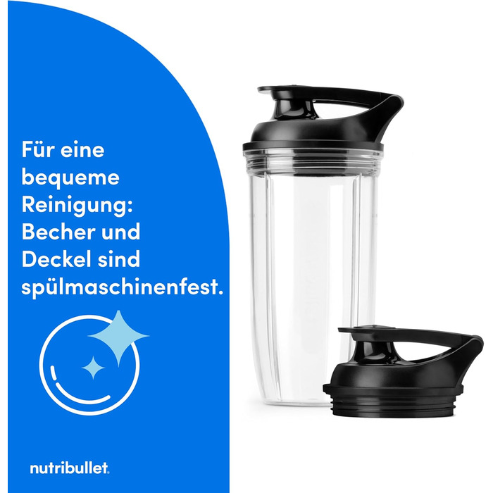 Nutribullet Ultra NB1206MB: Електричний блендер для смузі з Tritan-контейнером, 1200W, сірий