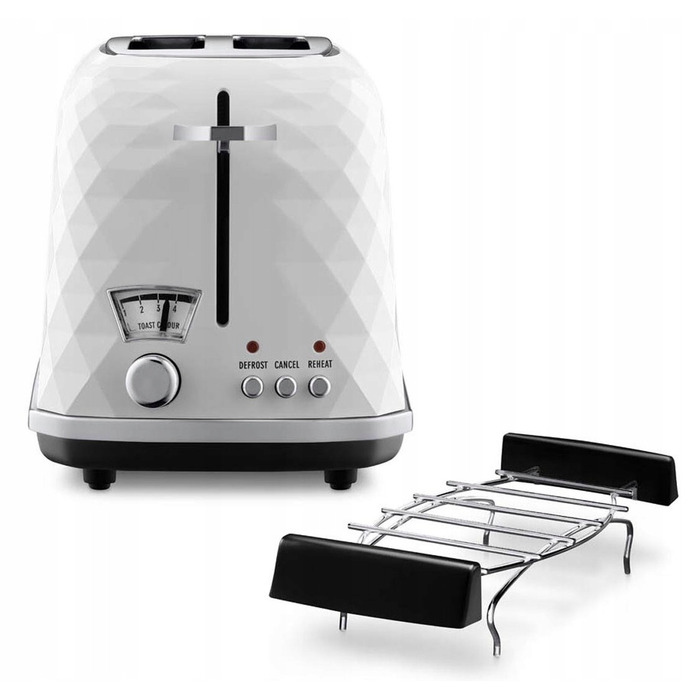 Тостер De'Longhi CTJ 2103.W, білий, 900 Вт