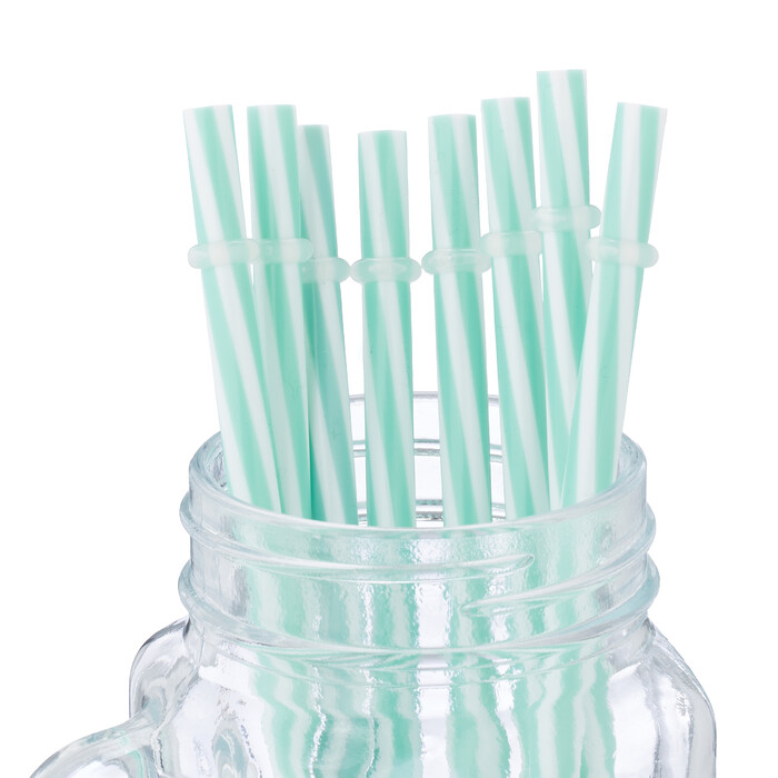 Relaxdays Set of 8 Drinking Glasses with Lid Cactus