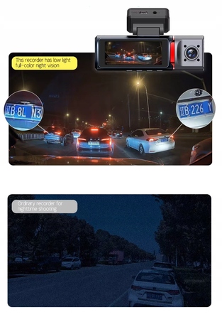 Автомобільний відеореєстратор SIM-AA-DV312 4K UHD, 170°, GPS, Wi-Fi, з акумулятором