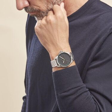 Годинник чоловічий Lacoste LE Croc Analog Quartz сріблястий браслет - 2011131