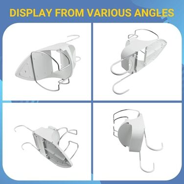 Кріплення для прасувальної дошки настінне, тримач для прасувальної дошки з гачком, настінний кріплення для прасувальної дошки, знімний тримач для прасувальної дошки