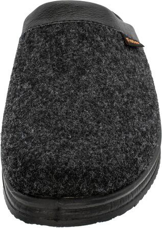 Чоловічі домашні тапочки Fischer Karomuster 204602, 44 EU, чорний/антрацит