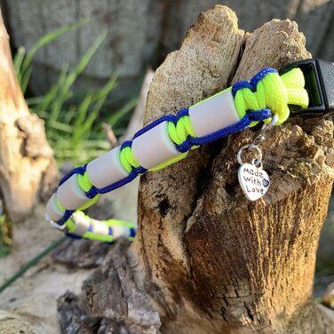 Нашийник для собак Pfoetchen-Welt EM-Keramik з паракорду. Персоналізація з ім'ям. Більше 100 000 варіантів.