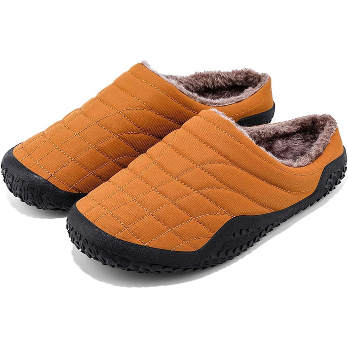 Чоловічі теплі халапи з овчини, жовті, розмір EU 38-42