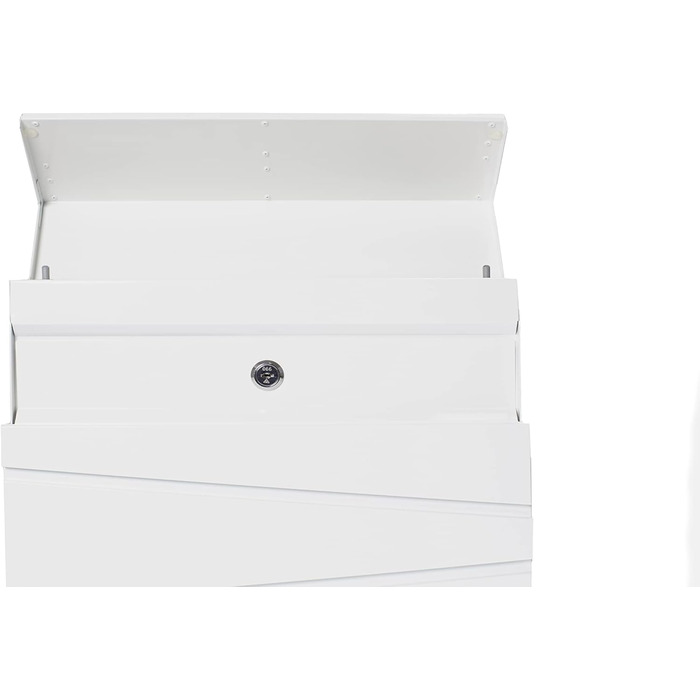 Поштовий ящик ARREGUI Armor E6905 антрацит, сталь, для газет, DIN A4, настінний, з захисним клапаном