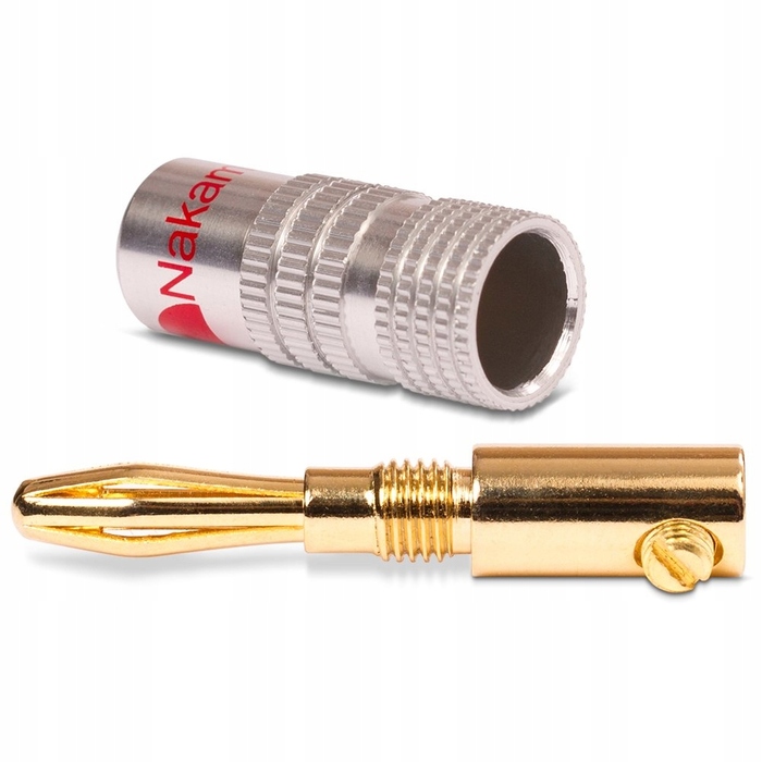 Бананові роз'єми для акустики Nakamichi HQ Gold, 8 шт.