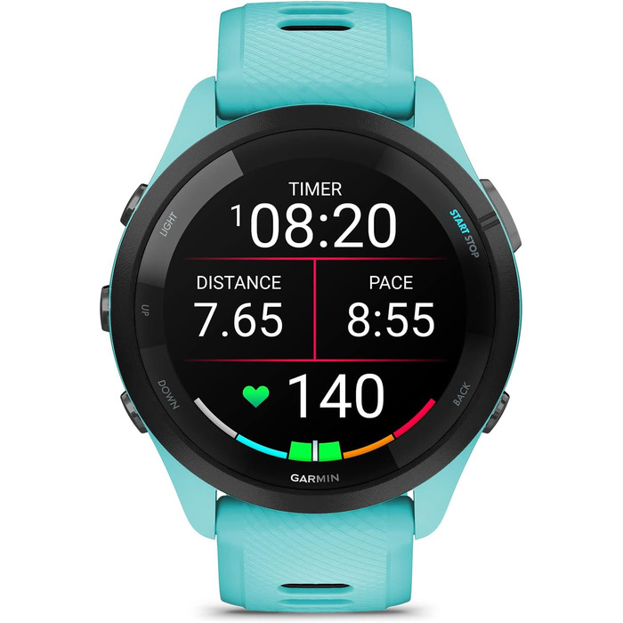 Garmin Forerunner 265 чорний/світло-сірий (46 мм, Aqua та чорний) - GPS годинник для бігу