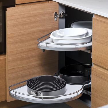 Набір форм для випічки Relaxdays, 8 шт., діаметр 14-28 см, нержавіюча сталь, антипригарне покриття, антрацит