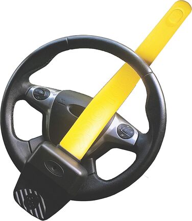 Stoplock Pro – кодова блокування керма, протиугінний замок для авто та інших транспортних засобів, чорний