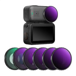 Набір світлофільтрів K&F Concept ND8, ND16, ND32, ND64, ND256 та CPL для DJI Osmo Nano — набір нейтрально-сірих фільтрів з HD-скла та алюмінієвою рамою, FD151