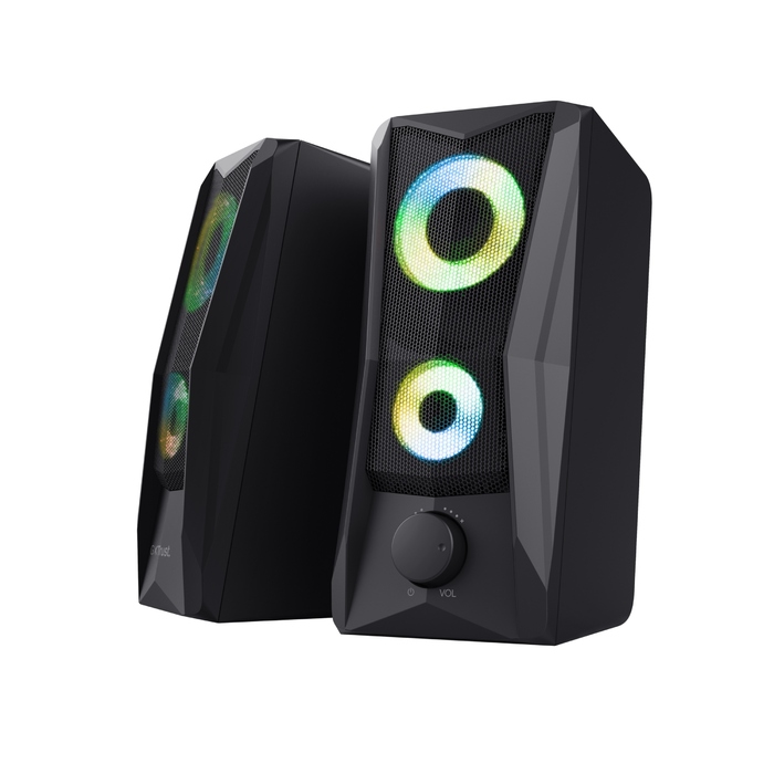 Комплект колонок 2.0 Trust GXT 606 Javv RGB, 6 Вт, чорний