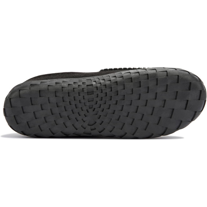 Чоловічі домашні тапочки NewDenBer, мокасини з піною пам'яті, теплі та зручні, з неслизькою гумовою підошвою, 42 EU, чорний/червоний