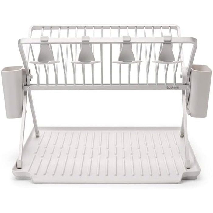 Складана сушарка для посуду Brabantia L, світло-сіра