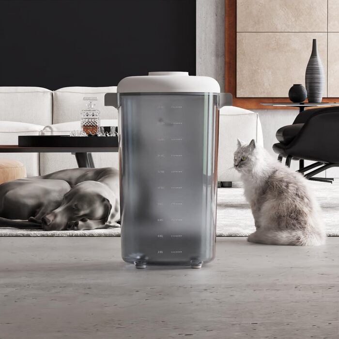 Контейнер для корму EFIL Vakuum – вакуумний контейнер для кормів для собак, котів та птахів, BPA-free, 24 л